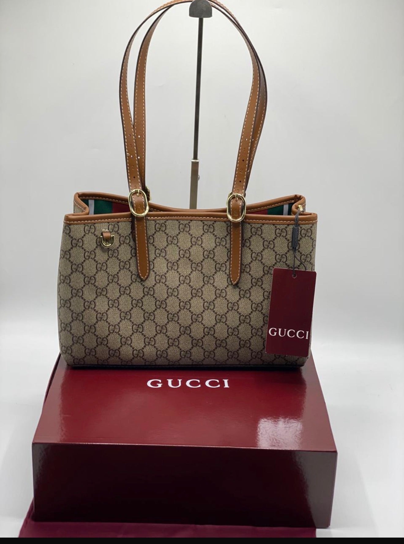 Gucci Supreme Tote with Brand Box