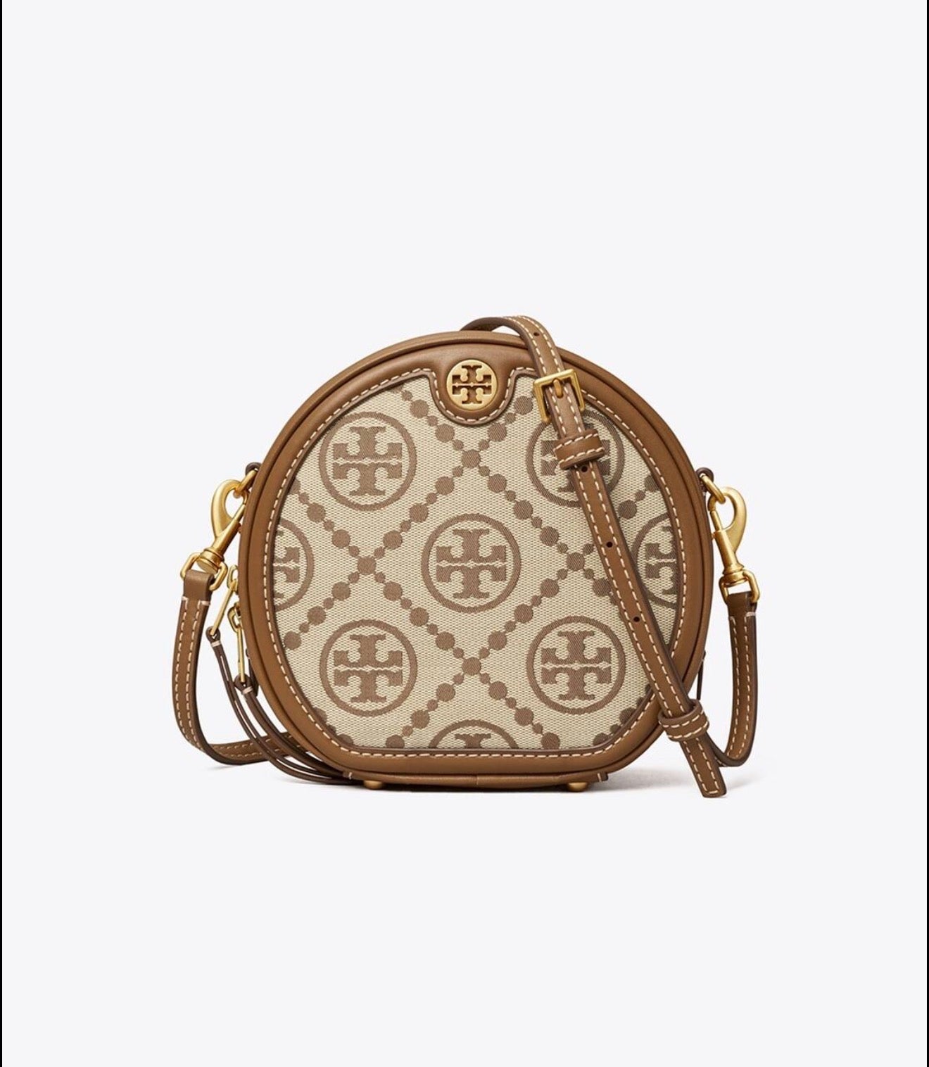 Tory Burch T Monogram Jacquard Cirlcle Mini Bag