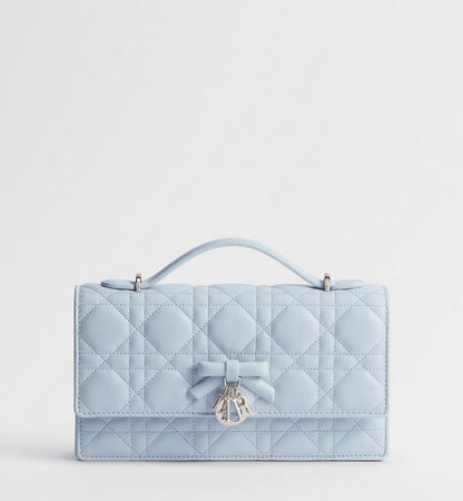 Christian Dior Mini Soupir Pink Cannage Bag with Complete Packaging- Genuine Leather