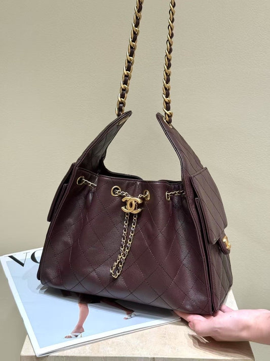 CHANEL 25 Hobo Small with Dust Bag