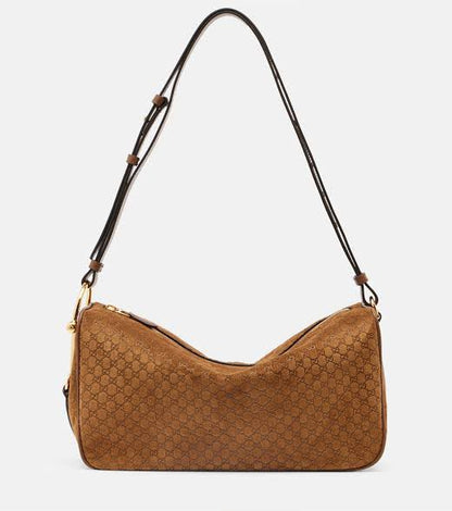 Gucci Half Horsebit Shoulder Bag with Brand Box