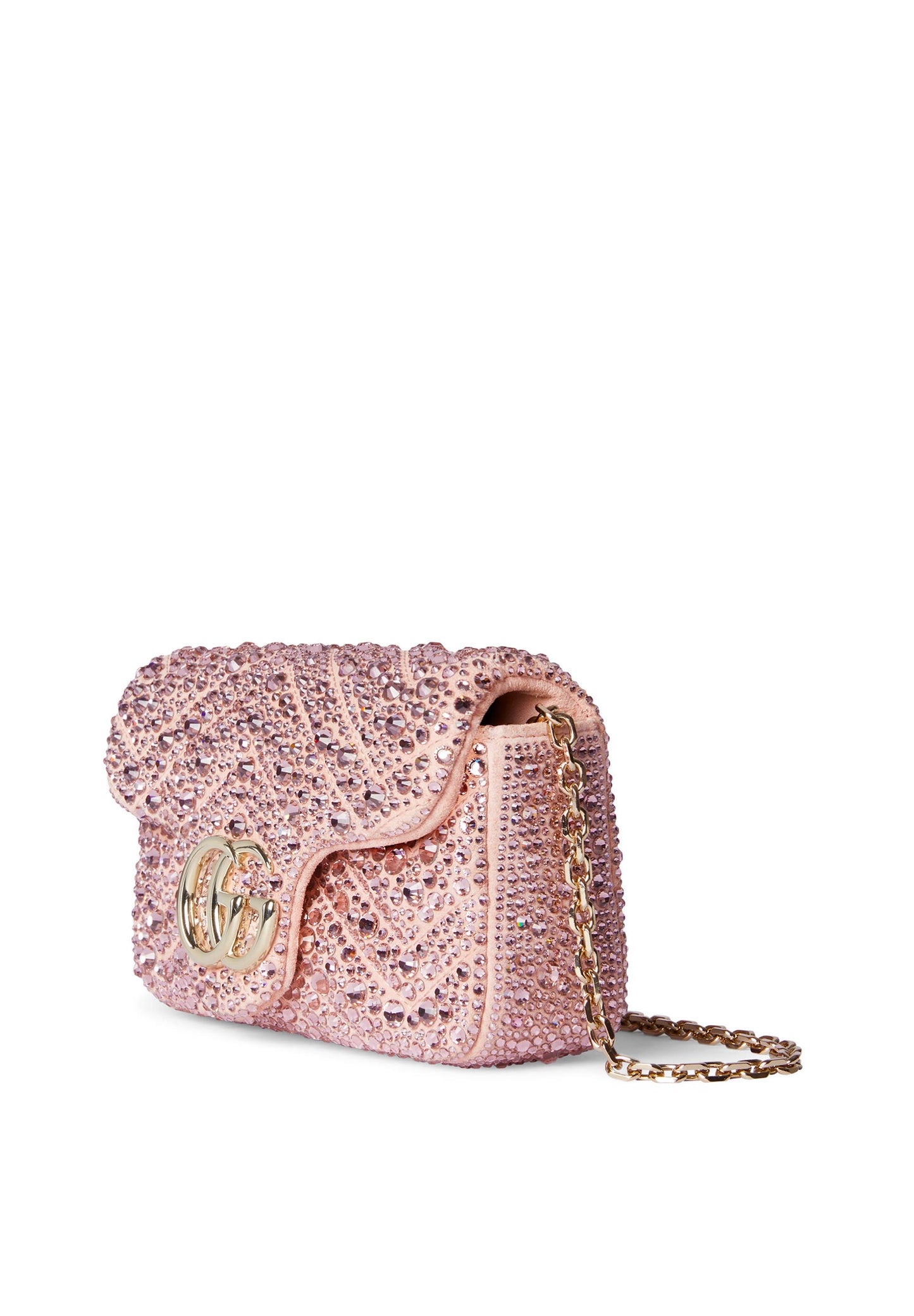 Gucci Marmont Crystal Mini with Brand Box