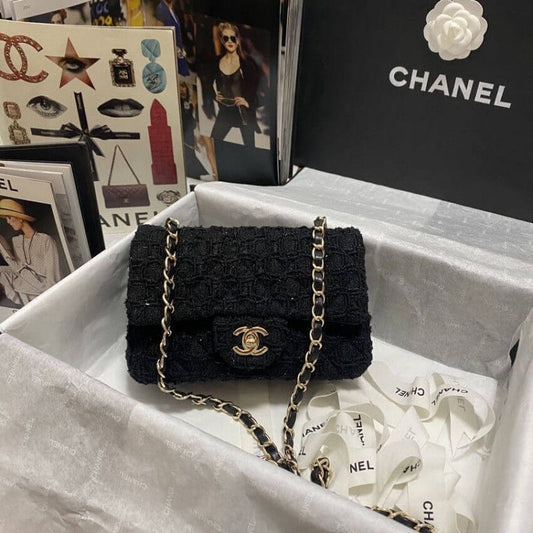 CHANEL Classic Tweed with Brand Box