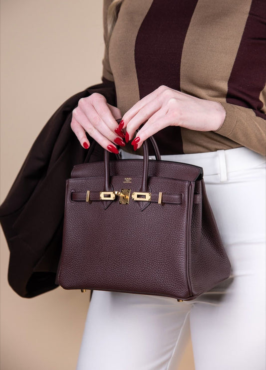 Hermes Birkin 20 with Brand Box- Genuine Leather