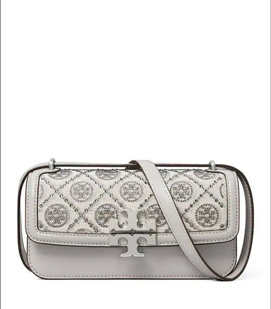 Tory Burch Eleanor T Monogram Hotfix with Brand Box