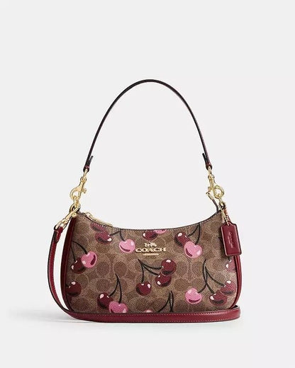 Coach Teri in Cherry with Brand Box-Same as Original