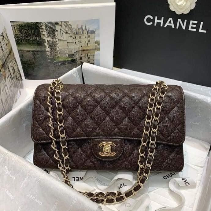 CHANEL Classic with Brand Box- Genuine Leather