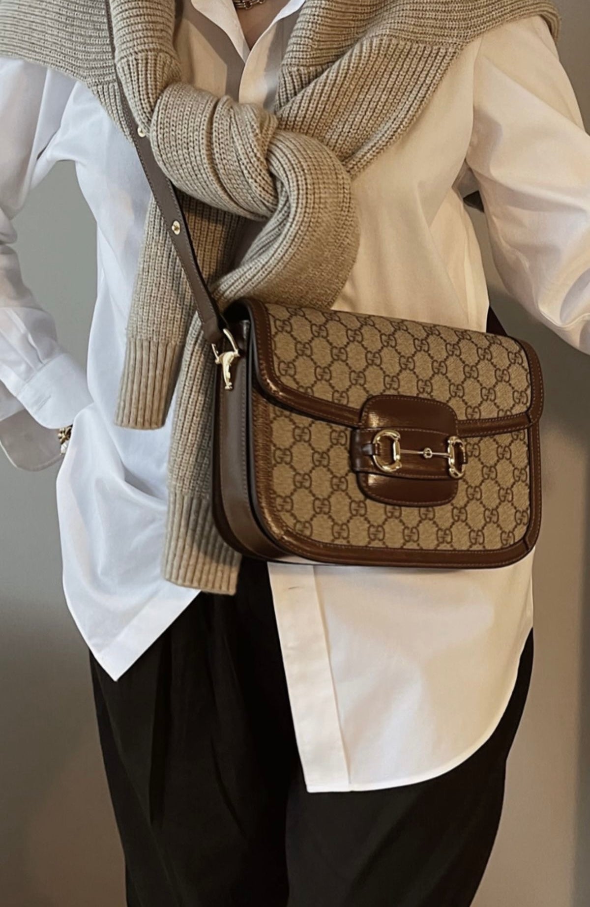 Gucci Horsebit Bag with Brand Box
