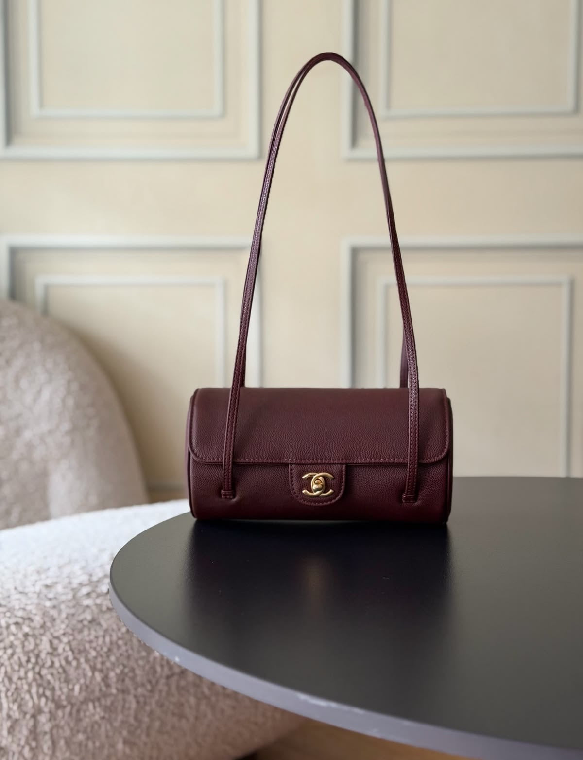 CHANEL Bowling Bag with Brand Box