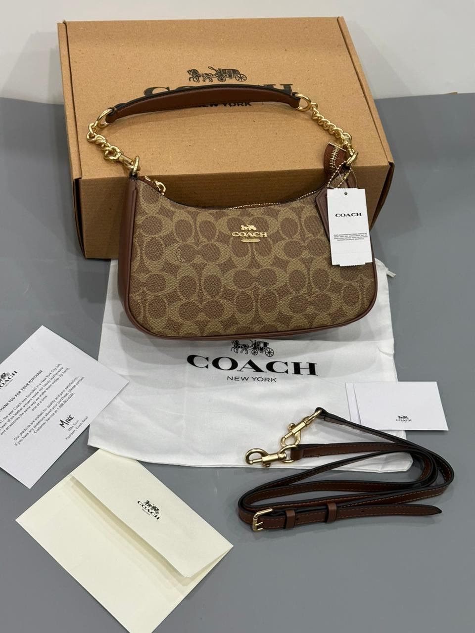 Coach Teri Bag with Brand Box- Same as Original