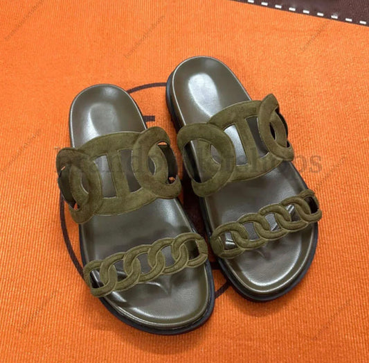 Hermes Extra Sandal with Brand Box