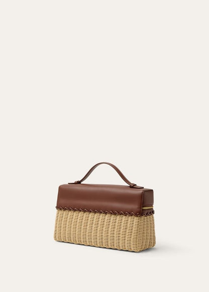 Loro Piana Wicker Bag with Brand Box