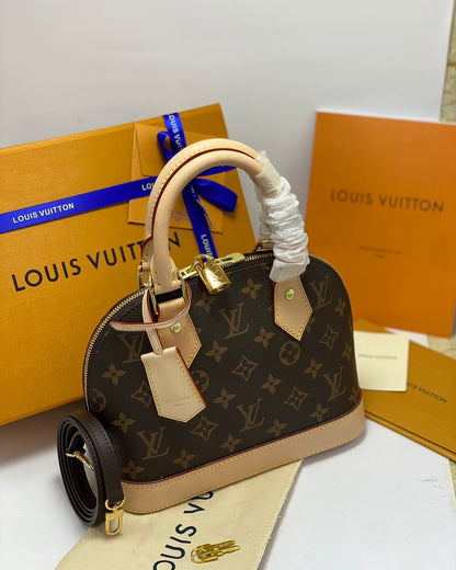 LV Alma Small Bag with Brand Box- Genuine Leather