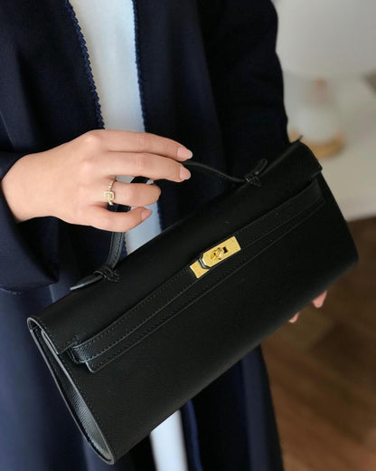 Hermes Kelly Cut Clutch with Brand Box