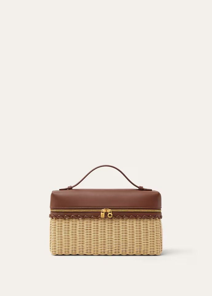 Loro Piana Wicker Bag with Brand Box