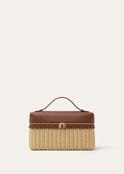 Loro Piana Wicker Bag with Brand Box