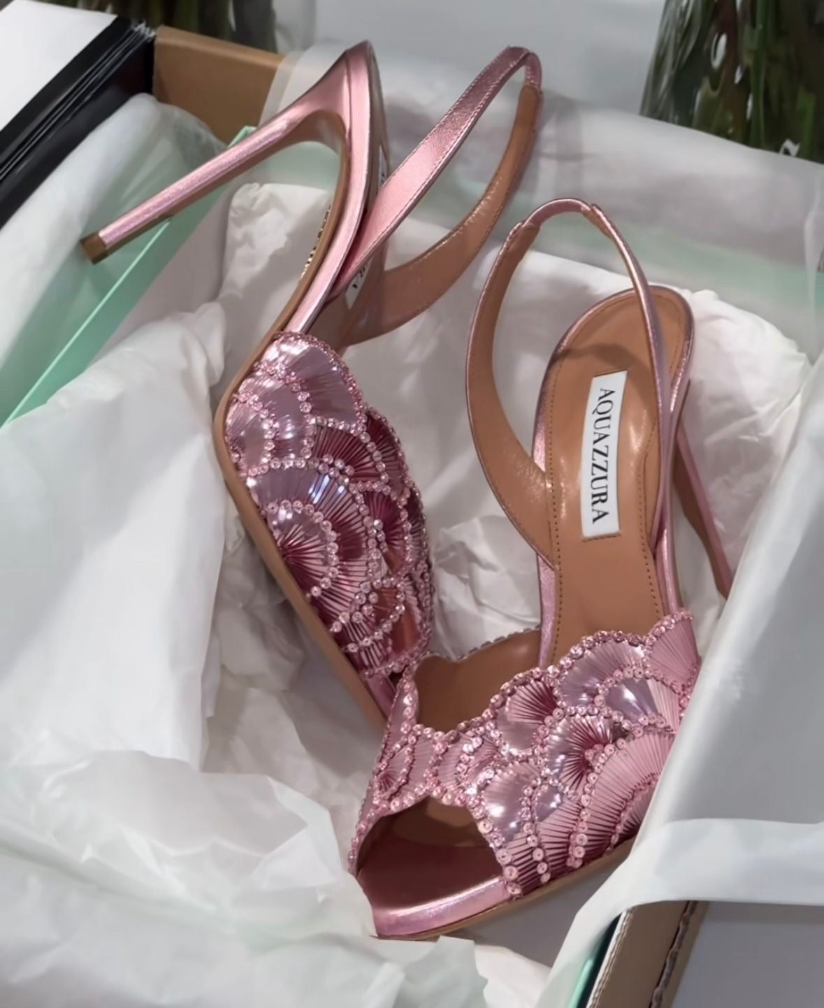 Aquazzura Ce Soir with Brand Box