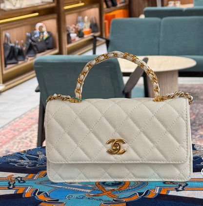 CHANEL Fit Flap with Brand Box - GenuineLeather