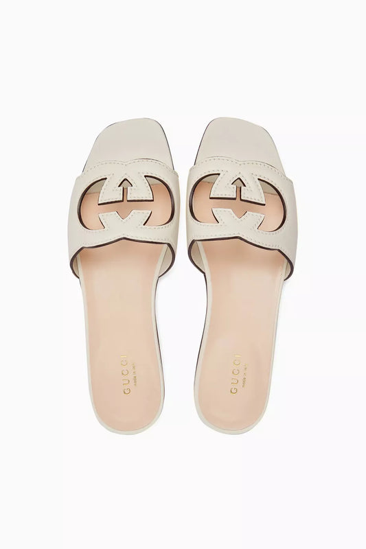 Gucci Interlocking Sandal  with Brand Box