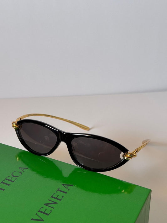 Bottega Veneta Slim Cat Eye Sunglasses with Brand Box