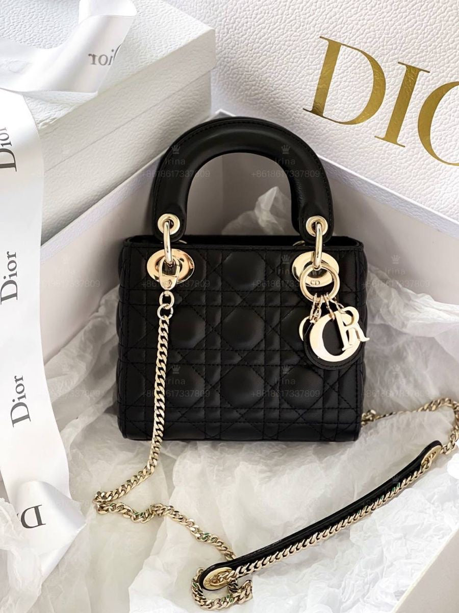 Christian Dior Lady Dior Bag with Brand Box- Small