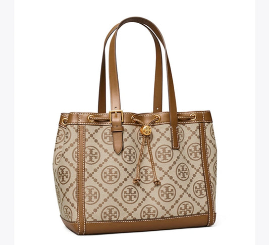 Tory Burch T Monogram Small Tote with Brand Box