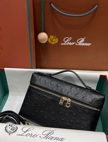 Loro Piana Ostrich Leather with Brand Box