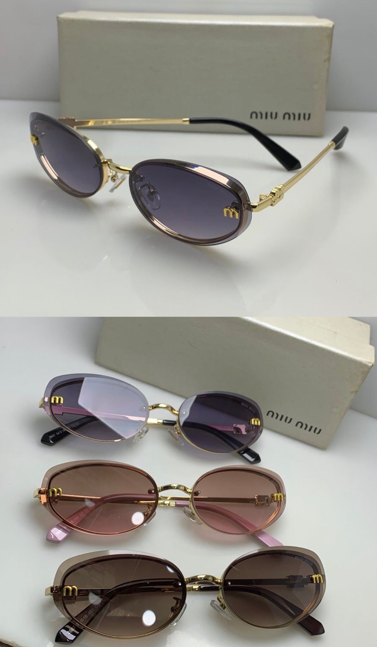 Miu Miu Sunglasses with Brand Box
