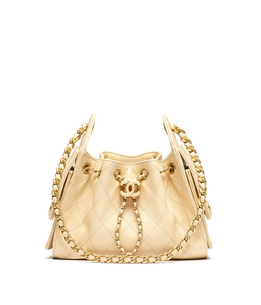 CHANEL 25 Hobo Mini - Beige