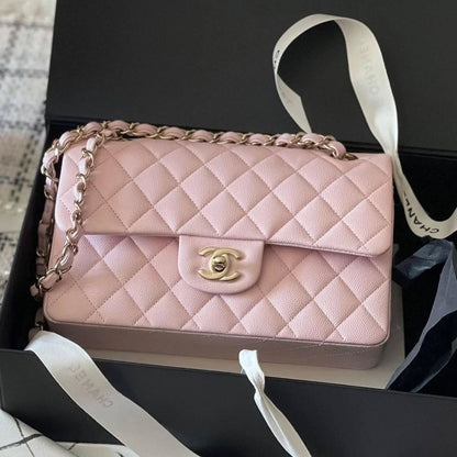 CHANEL Classic Medium with Brand Box-Genuine Leather