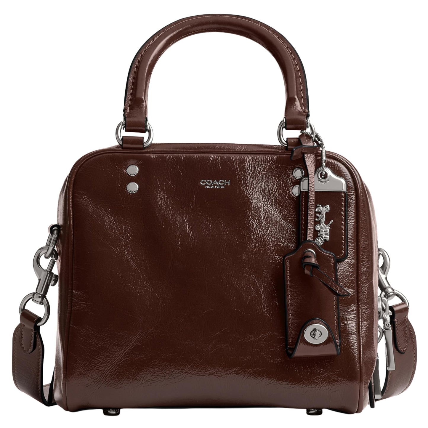Coach Rogue 20 Glazed Leather with Brand Box