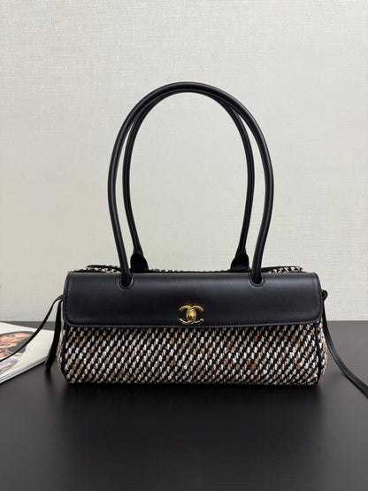 CHANEL Vintage Cerf Small Tote with Brand Box