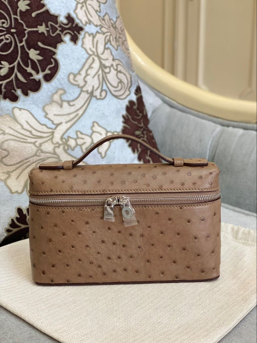 Loro Piana Ostrich Leather with Brand Box