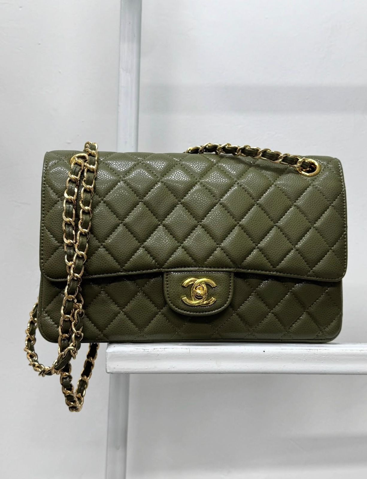 CHANEL Classic Medium with Brand Box-Genuine Leather