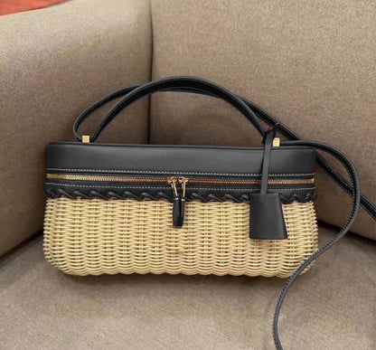Loro Piana Wicker L27 Extra Pocket Bag with Brand Box