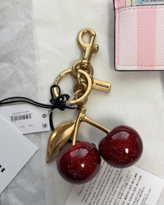 Coach Cherry Charm/ Keychain