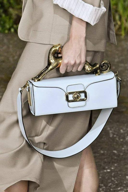 Lanvin Rateau Pencil Cat leather Bag