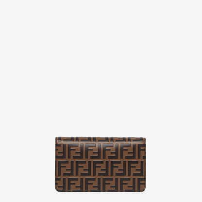 Fendi FF Diamond Wallet with Brand Box