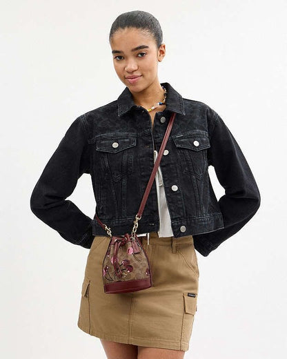 Coach Bucket Bag Small with Brand Box