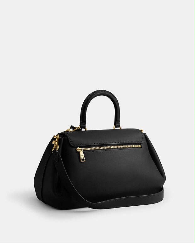 Coach Slouchy Rogue Top Handle Bag with Brand Box - Genuine Leather