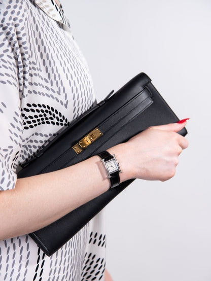Hermes Kelly Cut Clutch with Brand Box