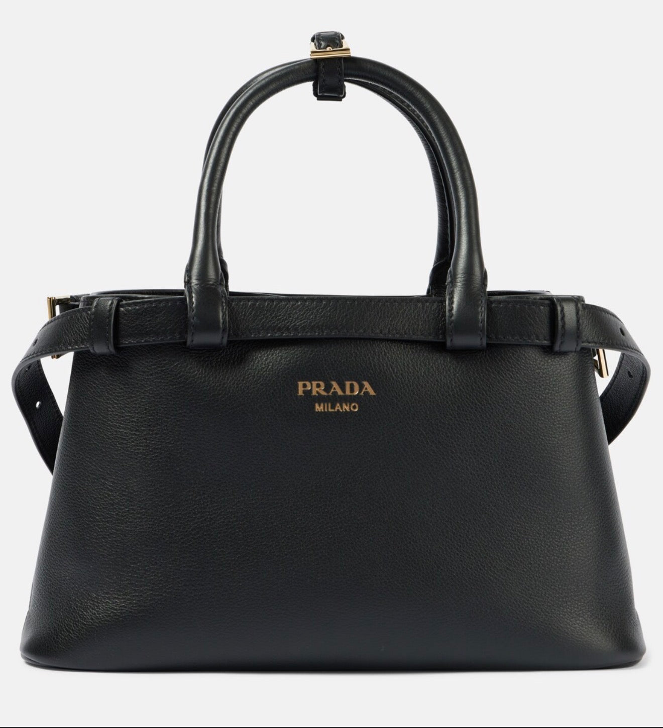 Prada Buckle Small Tote with Brand Box