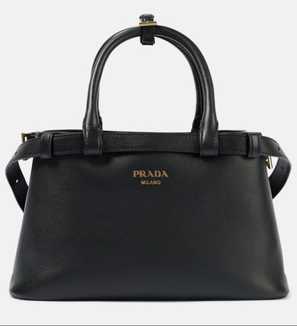 Prada Buckle Small Tote with Brand Box