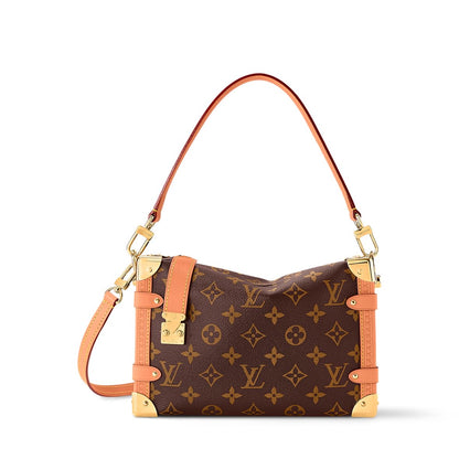 LV Side Trunk Small with Brand Box - Genuine Leather