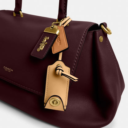 Coach Slouchy Rogue Top Handle Bag with Brand Box - Genuine Leather