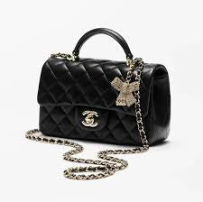 CHANEL Small Classic Top Handle with Brand Brand Box - Genuine Leather