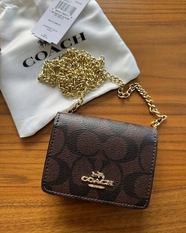 Coach Wallet On Chain with Brand Box