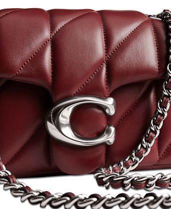 Coach Quilted Tabby 20 Silver Hardware- Genuine Leather